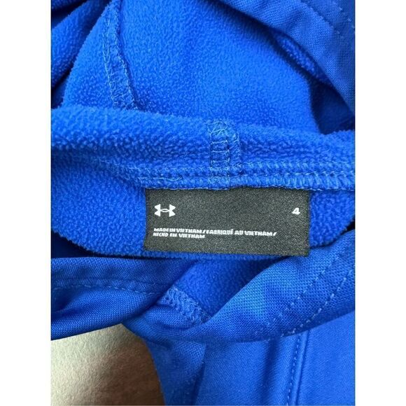 Under Armour Boys Size 4 Blue Hoodie - Picture 4 of 5
